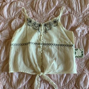 EMBROIDERED TANK TOP